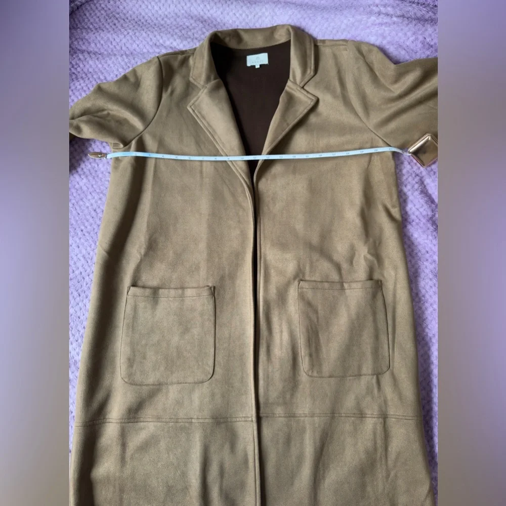 KAFFE Women's Brown Trench Coat - EUC - L - Picture 8 of 9